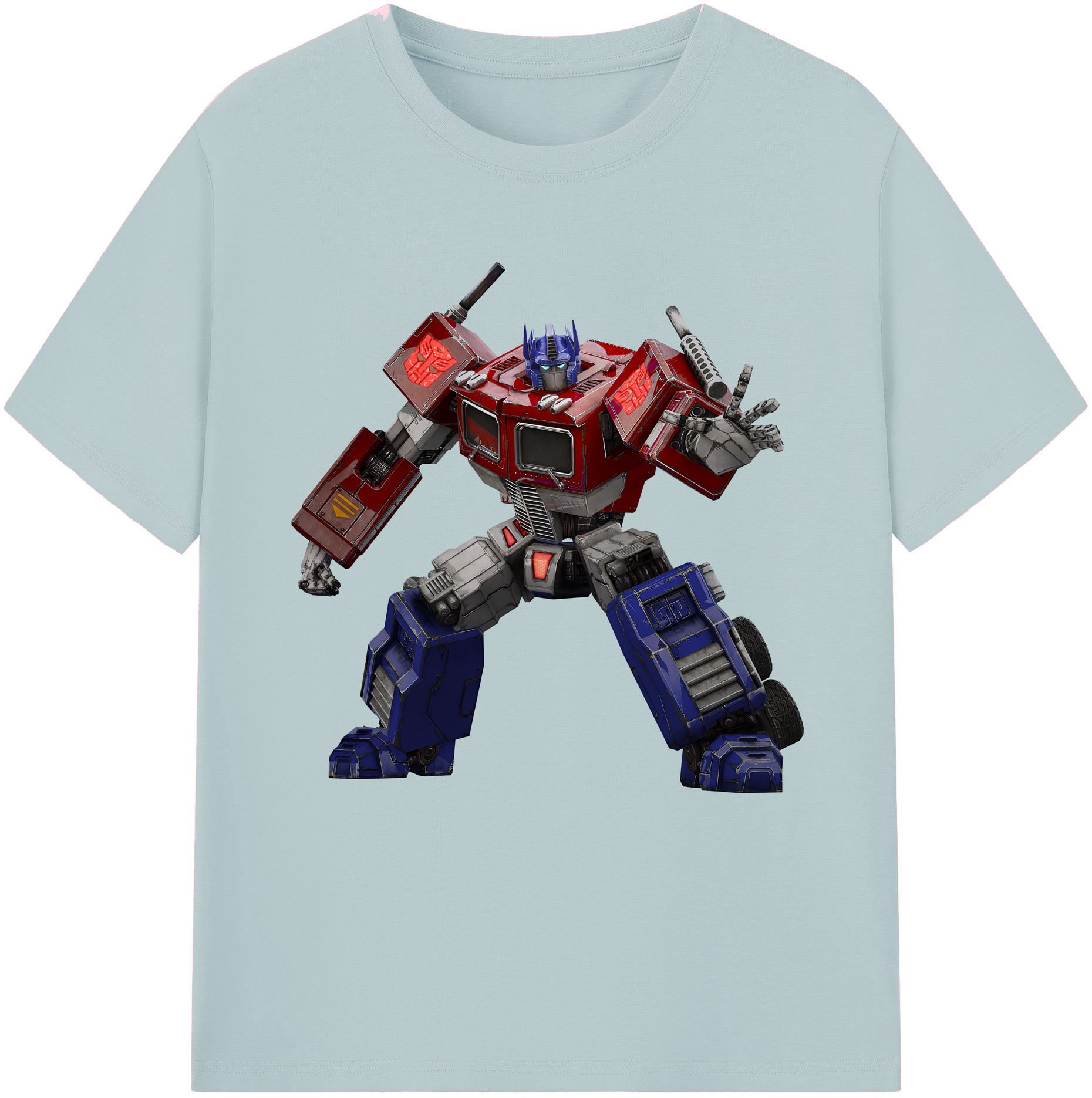 （画像用） Transformers トランスフォーマー 綿100％半袖Tシャツ（フロントプリント）